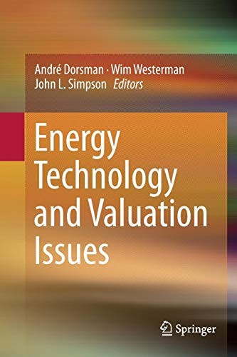 Cover for Energy Technology and Valuation Issues