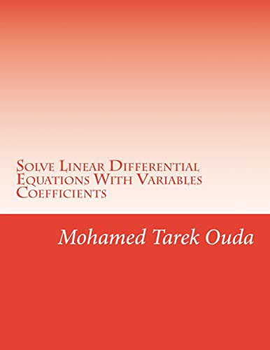 Cover for Solve Linear Differential Equations With Variables Coefficients