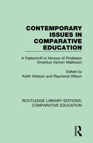 Cover for Contemporary Issues in Comparative Education