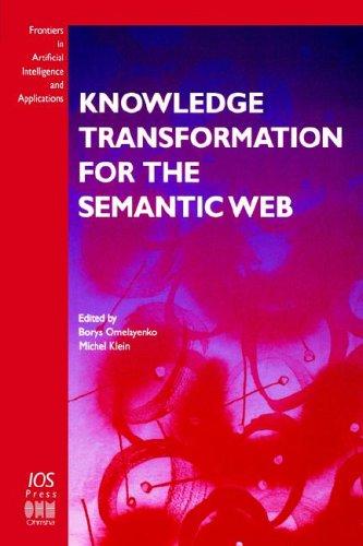Cover for Knowledge Transformation for the Semantic Web (Frontiers in Artificial Intelligence and Applications, 95) (Frontiers in Artificial Intelligence and Applications)