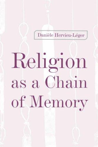 Cover for Religion as a Chain of Memory
