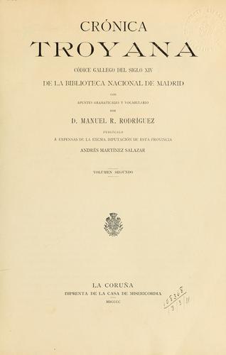 Cover for Crónica Troyana