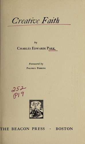 Cover for Creative faith.