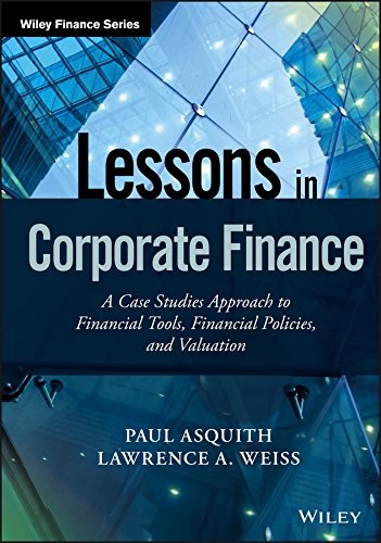 Cover for Lessons in Corporate Finance