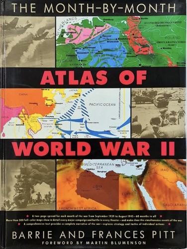 Cover for The month-by-month atlas of World War II