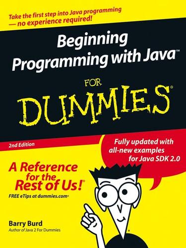 Cover for Beginning Programming with Java For Dummies