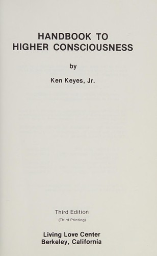 Cover for Handbook to higher consciousness