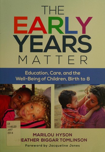 Cover for The early years matter