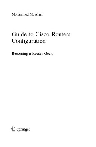 Cover for Guide to Cisco Routers Configuration