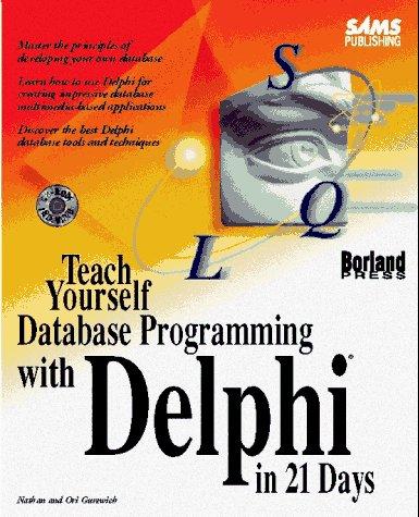 Cover for Teach yourself database programming with Delphi in 21 days