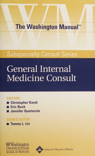 Cover for The Washington manual general internal medicine consult