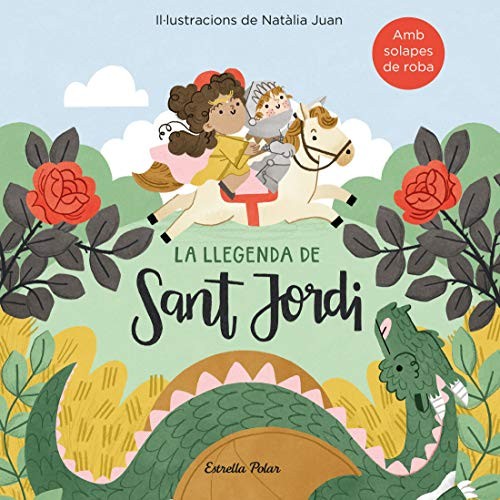 Cover for La llegenda de Sant Jordi amb solapes de roba