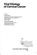 Cover for Viral Etiology of Cervical Cancer (Banbury Report) (Banbury Report)