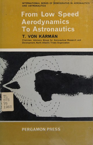 Cover for From low-speed aerodynamics to astronautics.