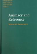 Cover for Animacy and Reference (Studies in Language Companion)
