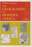 Cover for The geography of modern Africa