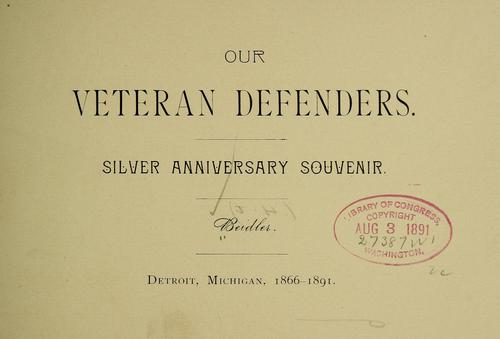Cover for Our veteran defenders