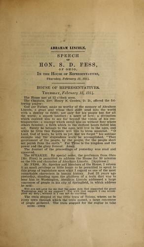 Cover for Abraham Lincoln