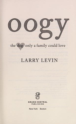Cover for Oogy