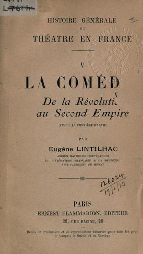 Cover for Histoire générale du théâtre en France.