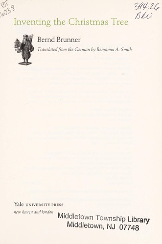 Cover for Inventing the Christmas tree