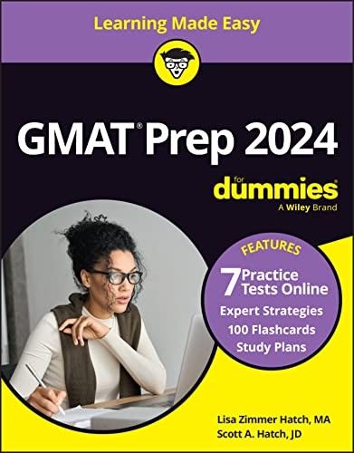 Cover for GMAT Prep 2024 For Dummies with Online Practice