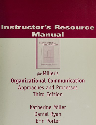 Cover for Organizational communication