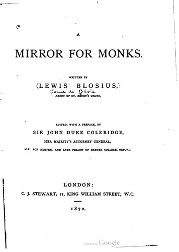 Cover for A Mirror For Monks