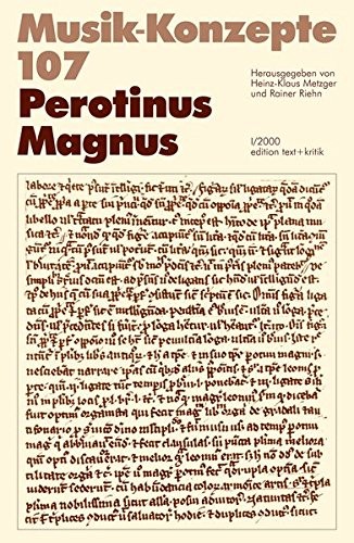 Cover for Perotinus Magnus.