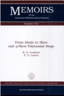 Cover for Prime ideals in skew and q-skew polynomial rings