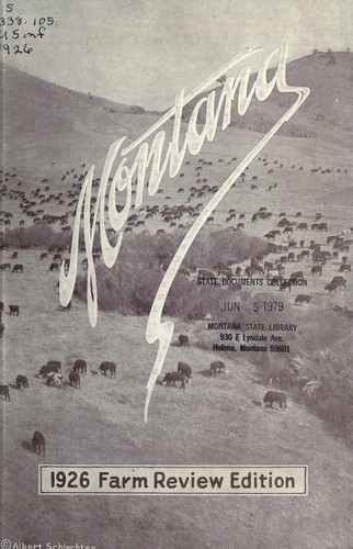 Cover for Montana ... farm review edition
