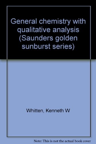 Cover for General chemistry with qualitative analysis