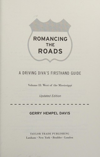 Cover for Romancing the roads