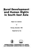 Cover for Rural development and human rights in South East Asia