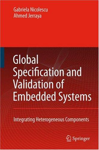 Cover for Global Specification and Validation of Embedded Systems