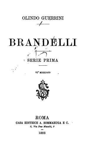 Cover for Brandelli
