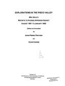 Cover for Explorations in the Pisco Valley