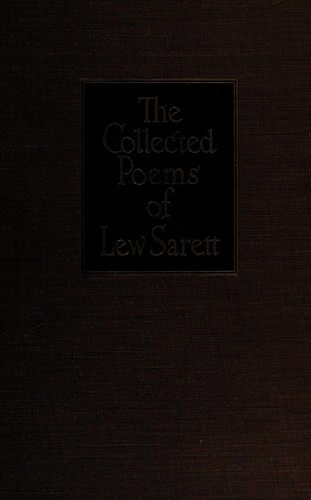 Cover for The collected poems of Lew Sarett