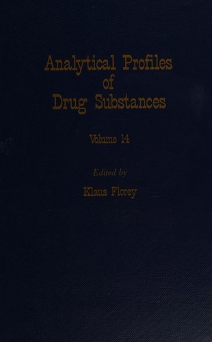 Cover for Analytical Profiles of Drug Substances
