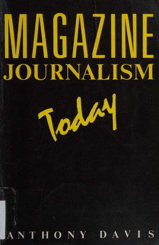 Cover for Magazine Journalism Today