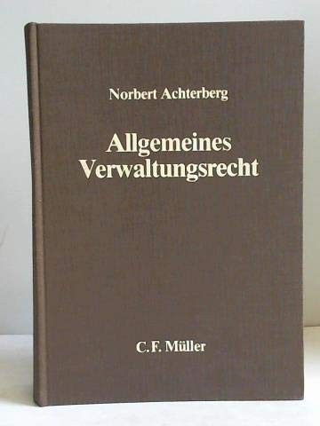 Cover for Allgemeines Verwaltungsrecht