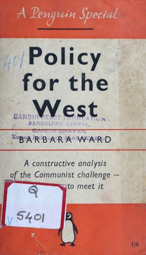 Cover for Policy for the West