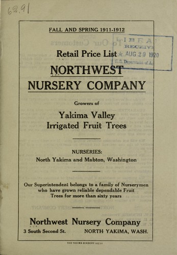 Cover for Fall and spring 1911-1912