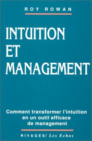 Cover for Intuition et management