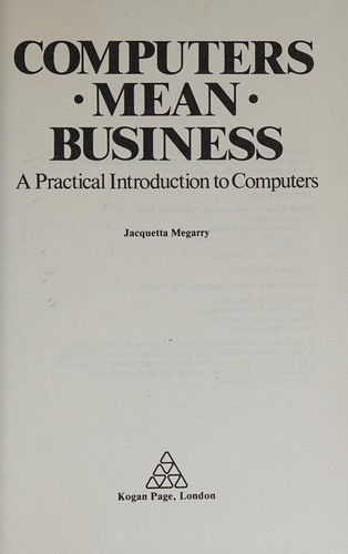 Cover for Computers mean business