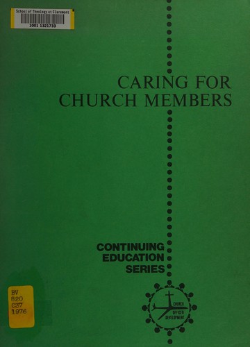 Cover for Caring for church members