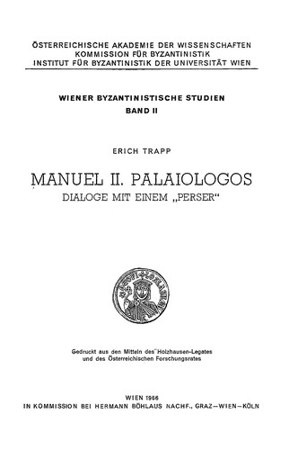 Cover for Dialoge mit einem "Perser"