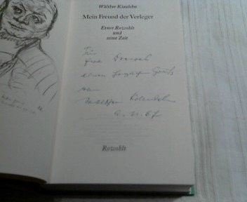 Cover for Mein Freund der Verleger. Ernst Rowohlt und seine Zeit.