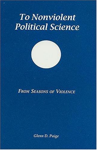 Cover for To nonviolent political science