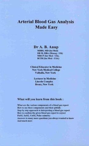 Cover for Arterial Blood Gas Analysis Made Easy